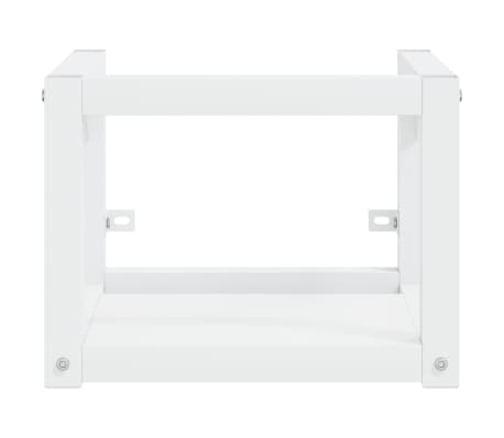 vidaXL Έπιπλο Μπάνιου Επιτοίχιο Λευκό 40 x 38 x 31 εκ. Σιδερένιο
