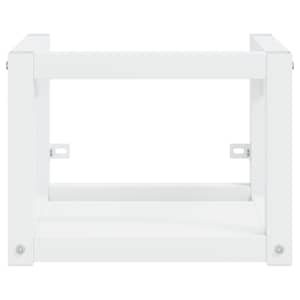 vidaXL Έπιπλο Μπάνιου Επιτοίχιο Λευκό 40 x 38 x 31 εκ. Σιδερένιο