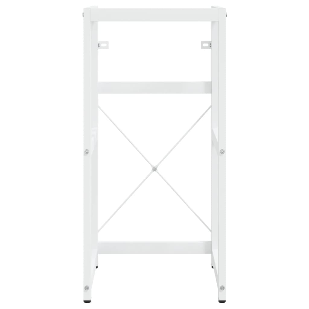 vidaXL Estructura de lavabo de hierro blanco 40x38x31 cm