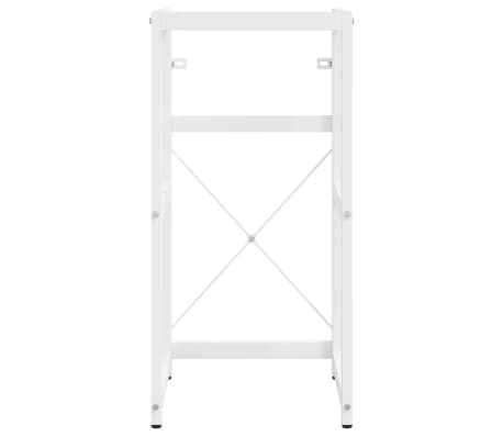 vidaXL Estructura de lavabo de hierro blanco 40x38x31 cm