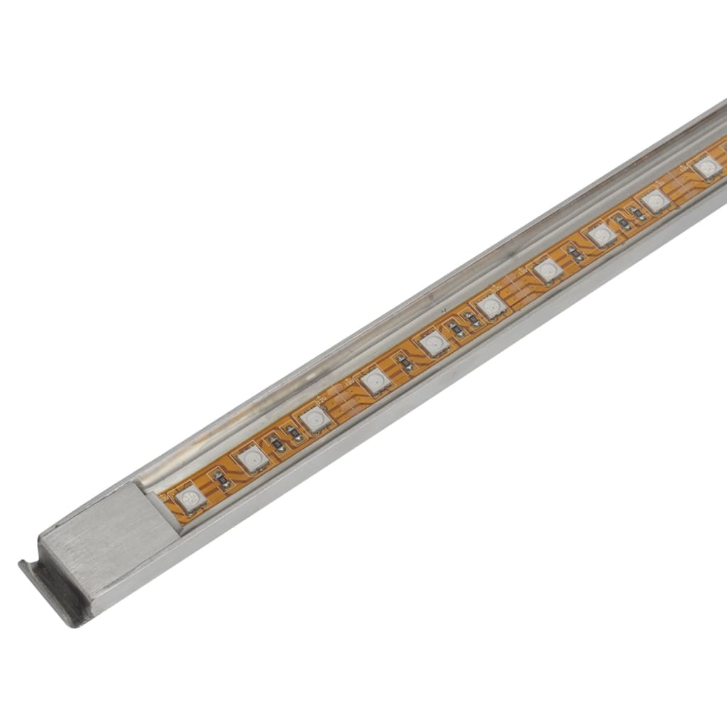 LED-es rozsdamentes acél vízeséses medenceszökőkút 110 cm 