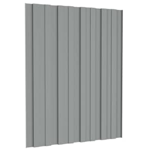 Střešní panel 12 pcs Šedá 60 x 45 cm Pozinkovaná ocel - obrázek 5