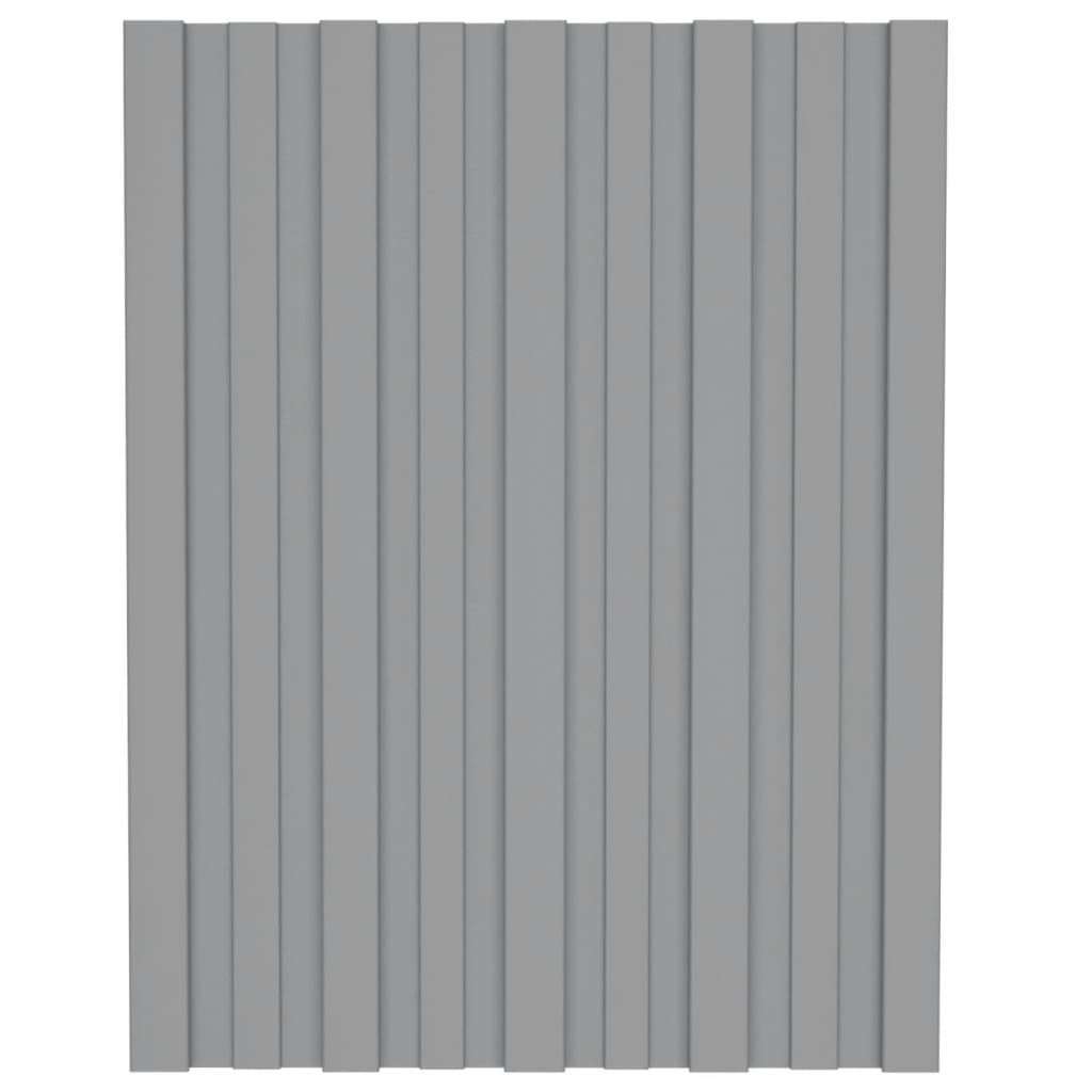 Vidaxl Panouri Pentru Acoperis, 36 Buc., Gri, 60x45 Cm Otel Galvanizat