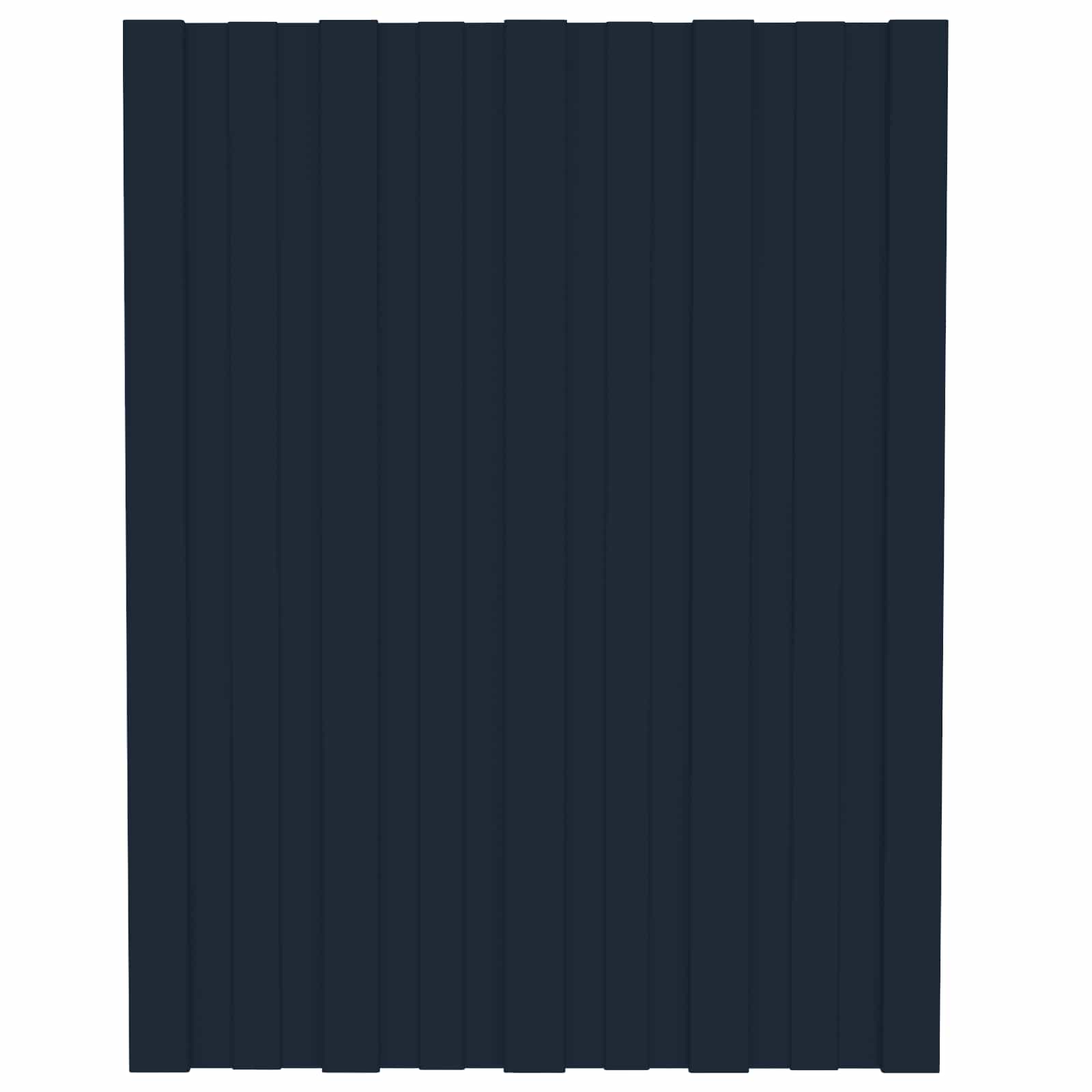 Thumbnail - vidaXL Dachpaneel 12 pcs Anthrazit 60 x 45 cm Verzinkter Stahl