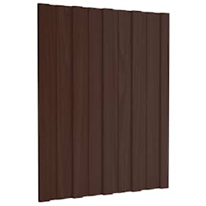 Střešní panel 12 pcs Hnědá 60 x 45 cm Pozinkovaná ocel - obrázek 1