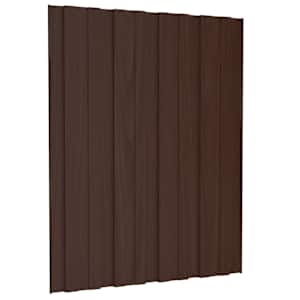 Střešní panel 12 pcs Hnědá 60 x 45 cm Pozinkovaná ocel - obrázek 5