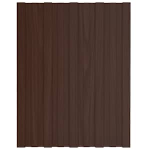 Střešní panel 12 pcs Hnědá 60 x 45 cm Pozinkovaná ocel - obrázek 3
