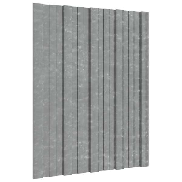 vidaXL Katusepaneel 36 tk H&otilde;bedane 60 x 45 cm Tsingitud teras