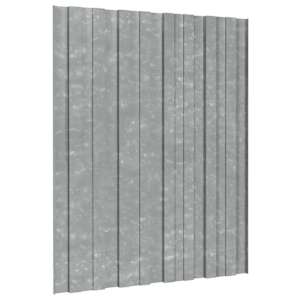 Střešní panel 36 pcs Stříbrná 60 x 45 cm Pozinkovaná ocel - obrázek 5