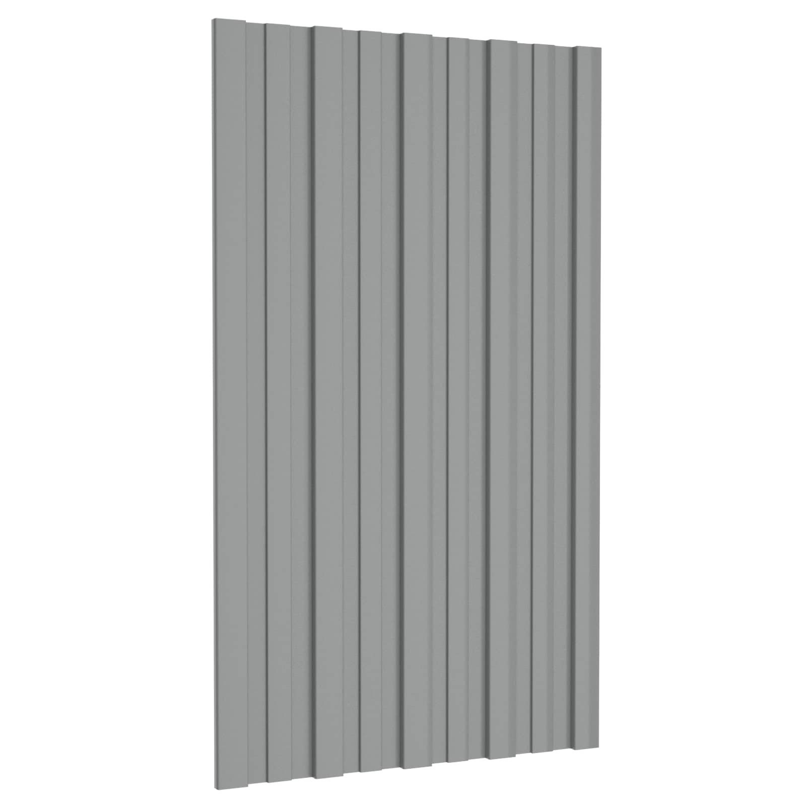 vidaXL Panou de acoperiș 36 pcs Gri 80 x 45 cm Oțel galvanizat