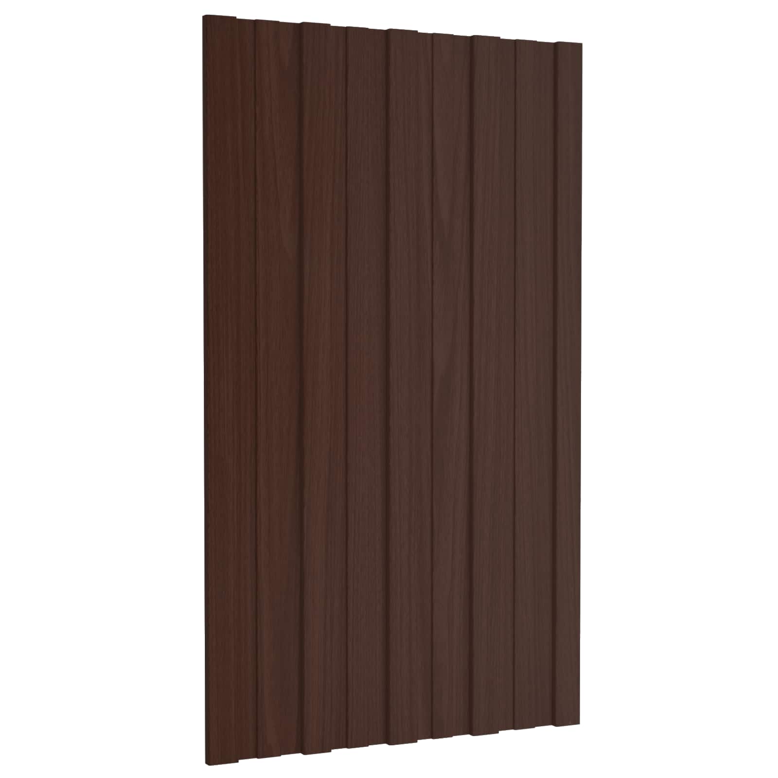 vidaXL Panou de acoperiș 12 pcs Maro 80 x 45 cm Oțel galvanizat