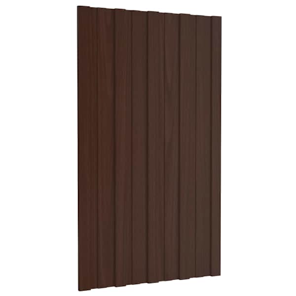 vidaXL Katusepaneel 36 tk Pruun 80 x 45 cm Tsingitud teras