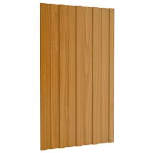 Střešní panel 12 pcs Přírodní 80 x 45 cm Pozinkovaná ocel - obrázek 1