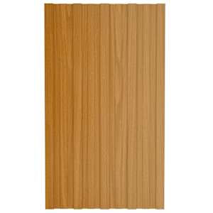 Střešní panel 12 pcs Přírodní 80 x 45 cm Pozinkovaná ocel - obrázek 3