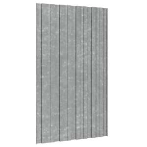 Střešní panel 12 pcs Stříbrná 80 x 45 cm Pozinkovaná ocel - obrázek 5