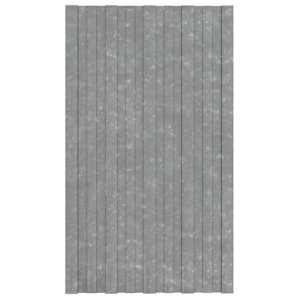 Střešní panel 12 pcs Stříbrná 80 x 45 cm Pozinkovaná ocel - obrázek 3