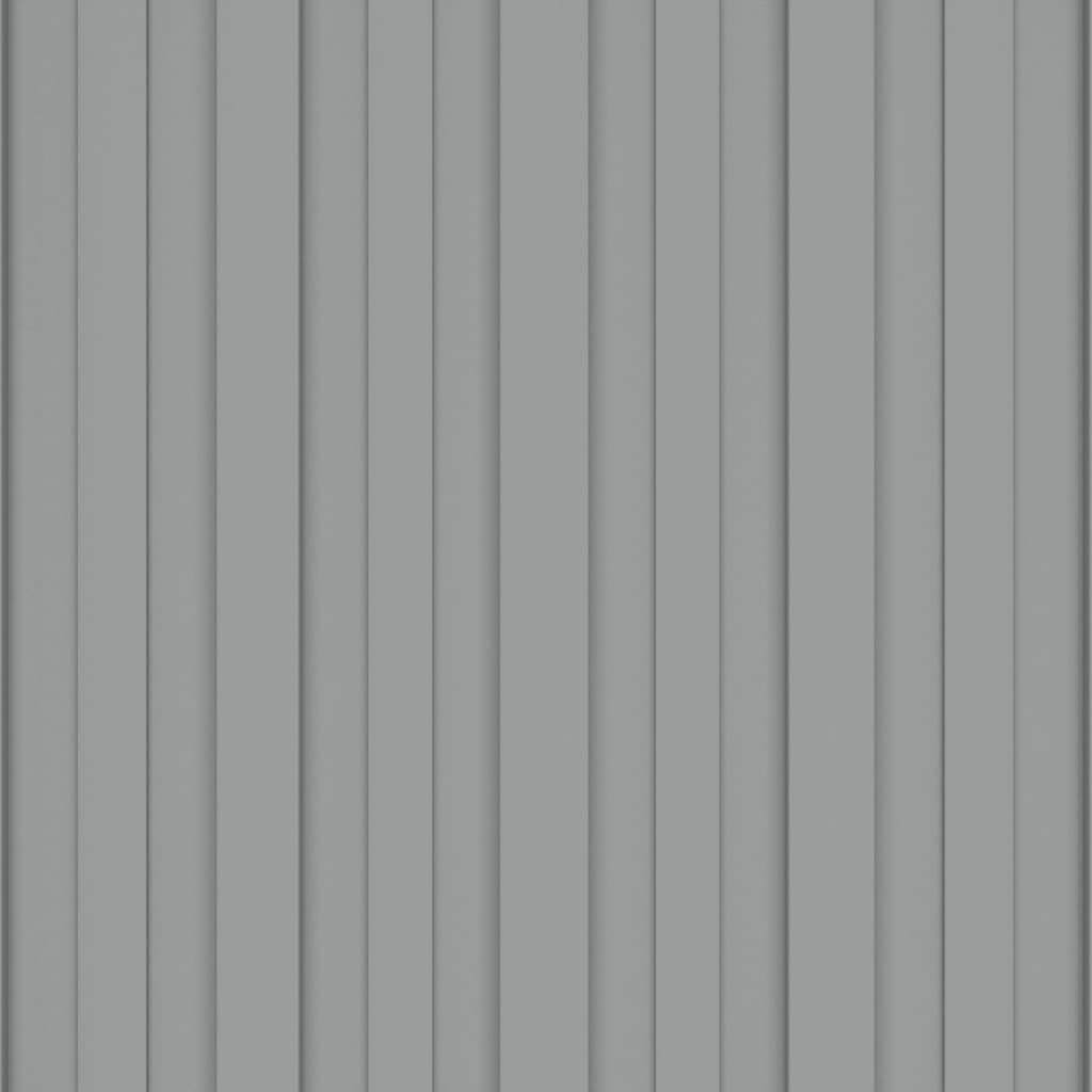  Strešné panely 36 ks pozinkovaná oceľ sivé 100x45 cm