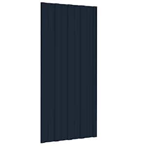Střešní panel 12 pcs Antracitová 100 x 45 cm Pozinkovaná ocel