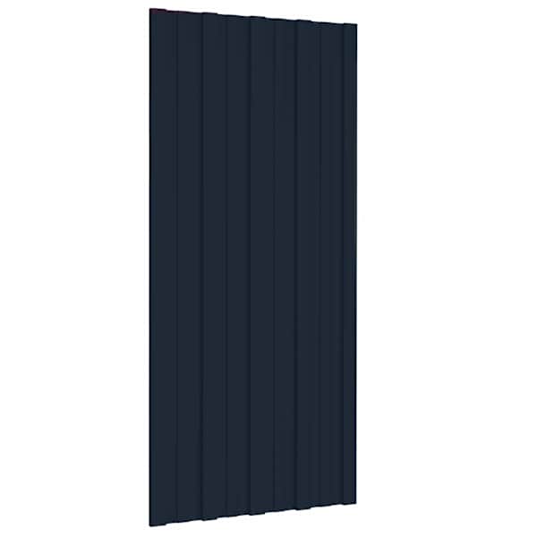 vidaXL Katusepaneel 36 tk Antratsiit 100 x 45 cm Tsingitud teras