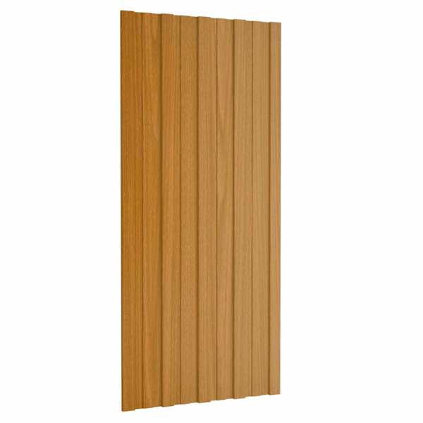 vidaXL Katusepaneel 12 tk Naturaalne 100 x 45 cm Tsingitud teras