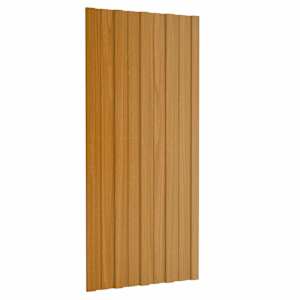 Střešní panel 12 pcs Přírodní 100 x 45 cm Pozinkovaná ocel - obrázek 1