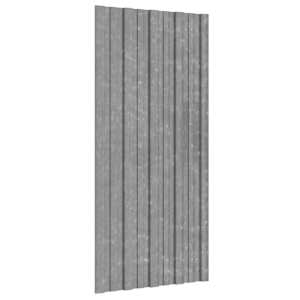 Střešní panel 12 pcs Stříbrná 100 x 45 cm Pozinkovaná ocel - obrázek 1