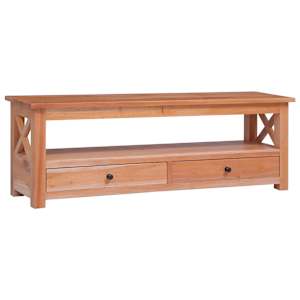TV stolek 115 x 30 x 40 cm masivní mahagonové dřevo - obrázek 1