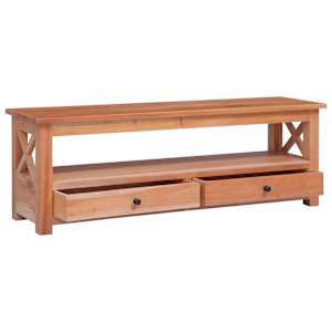 TV stolek 115 x 30 x 40 cm masivní mahagonové dřevo - obrázek 2
