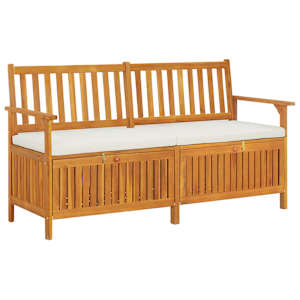 vidaXL hoiupink istmepadjaga, 148 cm, akaatsiapuit
