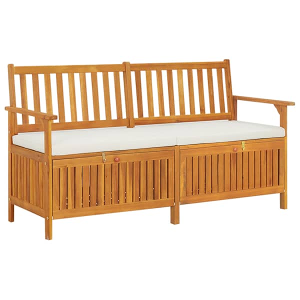 vidaXL hoiupink istmepadjaga, 148 cm, akaatsiapuit
