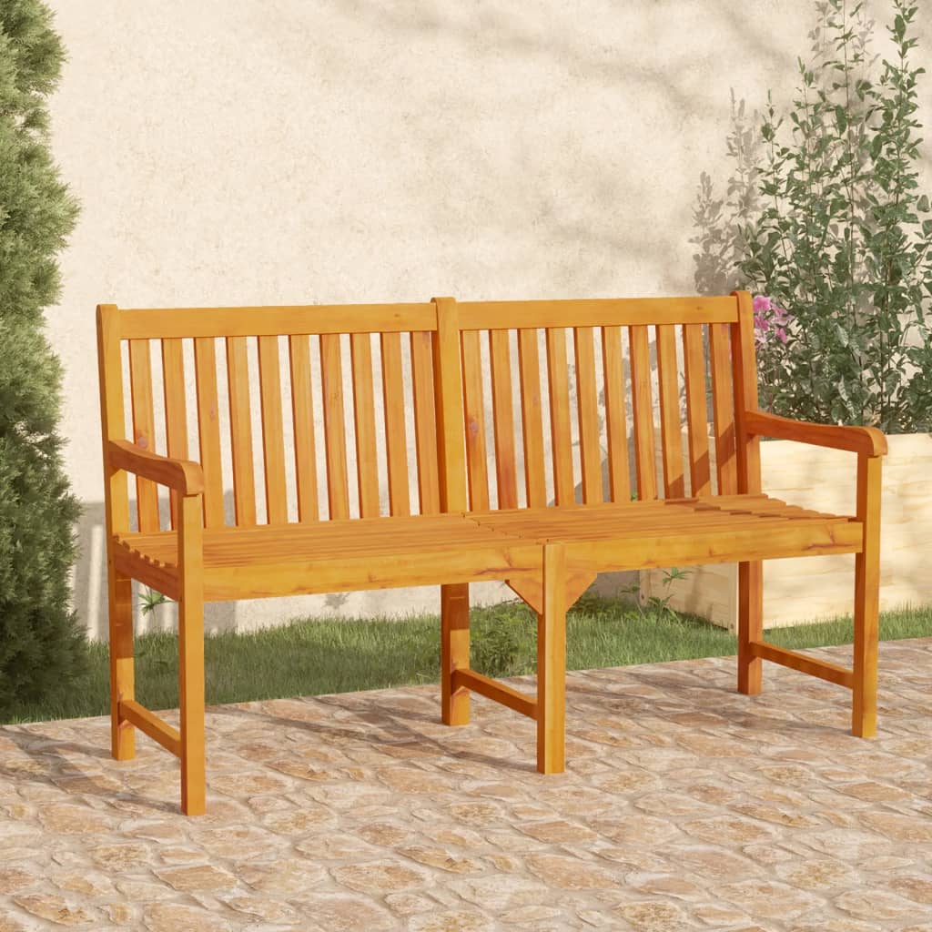 vidaXL Banc de jardin 150 cm Bois solide d'acacia