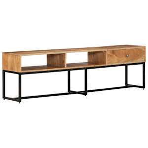 TV skříňka 160 x 30 x 45 cm masivní akáciové dřevo