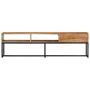 TV skříňka 160 x 30 x 45 cm masivní akáciové dřevo - obrázek 2