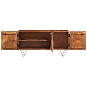 Příborník 110 x 35 x 56 cm masivní mangovníkové dřevo - obrázek 4