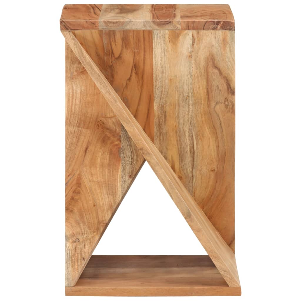 Odkládací stolek 35 x 35 x 55 cm masivní akáciové dřevo
