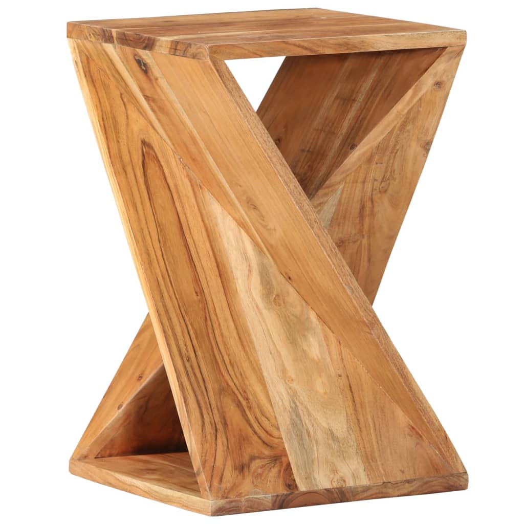 Odkládací stolek 35 x 35 x 55 cm masivní akáciové dřevo