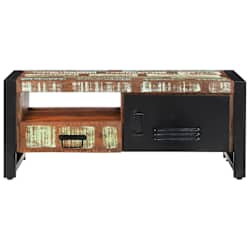 vidaXL Tavolino da Salotto 100x50x41 cm in Legno Massello di Recupero