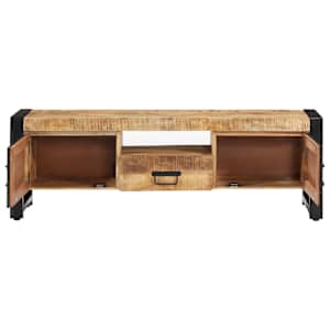 TV skříňka 120 x 30 x 40 cm masivní mangovníkové dřevo - obrázek 4