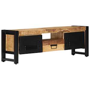 TV skříňka 120 x 30 x 40 cm masivní mangovníkové dřevo - obrázek 10