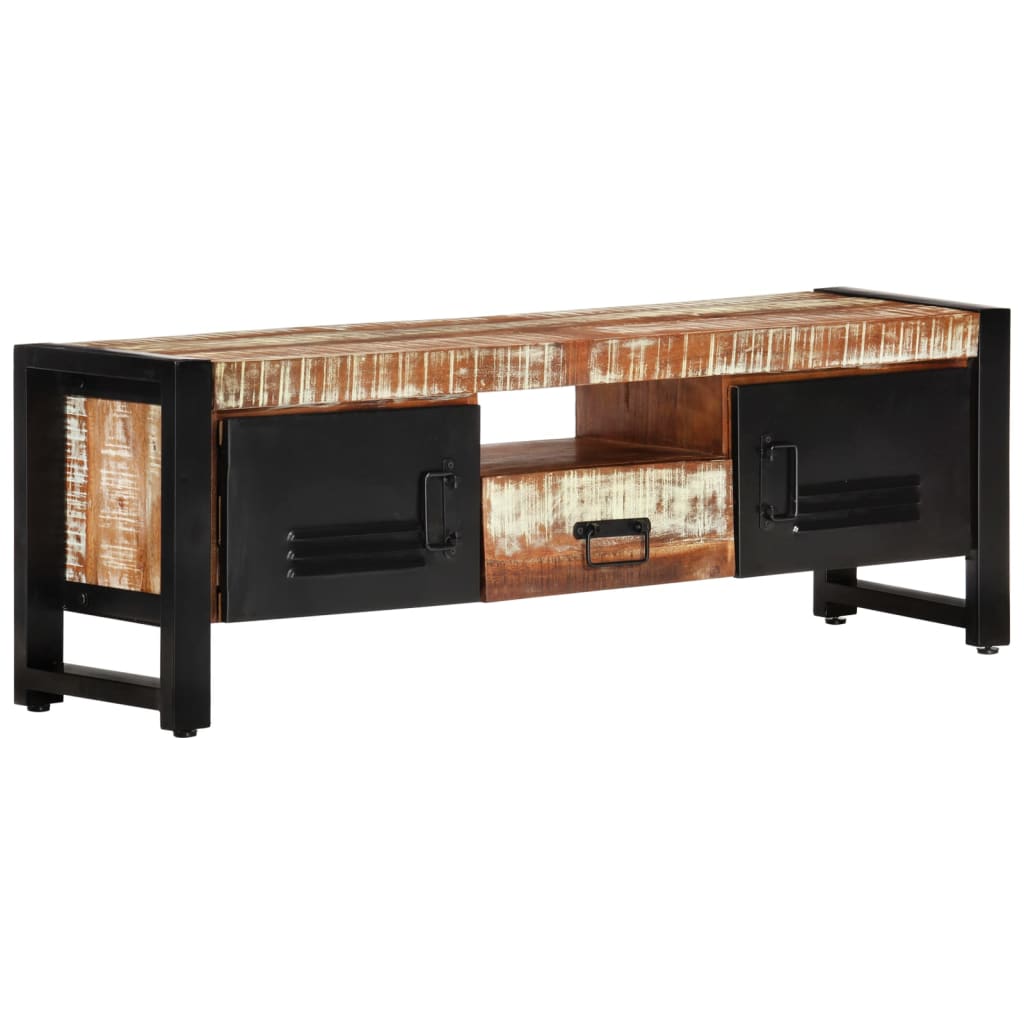 vidaXL Comodă TV, 120x30x40 cm, lemn masiv reciclat 120x30x40 imagine noua