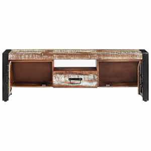 TV skříňka 120 x 30 x 40 cm masivní recyklované dřevo - obrázek 4