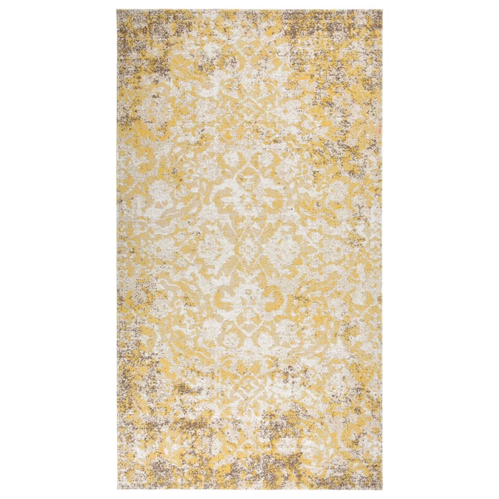 Outdoor-Teppich Flachgewebe 115×170 cm Gelb