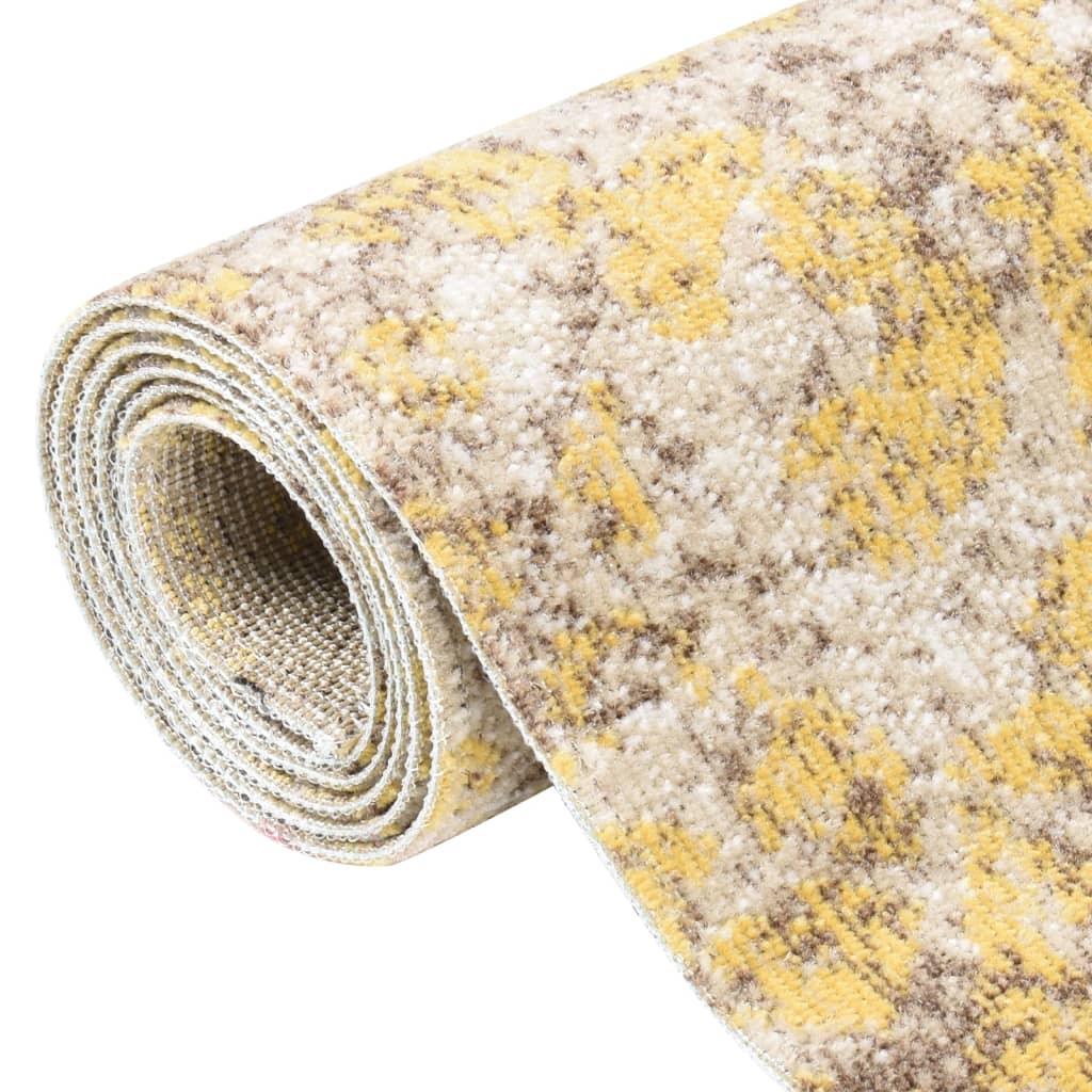 

vidaXL Buitenkleed platgeweven 115x170 cm geel
