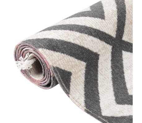vidaXL Venkovní koberec hladce tkaný 80 x 250 cm světle černobéžový