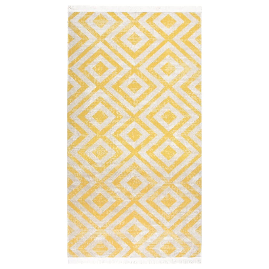 Petrashop  Venkovní koberec hladce tkaný 80 x 150 cm žlutobéžový