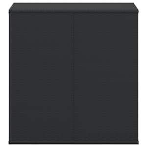 Zahradní úložný box PE ratan 100 x 49 x 103,5 cm černý - obrázek 3