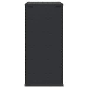 Zahradní úložný box PE ratan 100 x 49 x 103,5 cm černý - obrázek 5