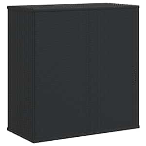 Zahradní úložný box PE ratan 100 x 49 x 103,5 cm černý - obrázek 6
