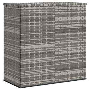 vidaXL aia hoiukast, PE-rotang, 100x49x103,5 cm, hall