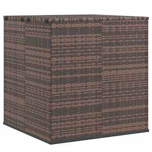 vidaXL aia hoiukast, PE rotang, 100x97,5x104 cm, pruun